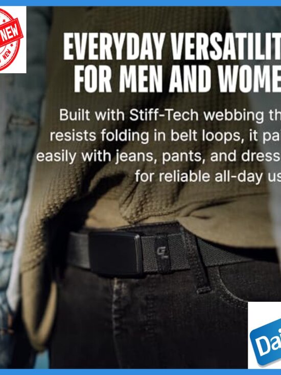 Adjustable Elastic Belt with Magnetic Clasp, Unisex Fit for Golf & Everyday Wear
